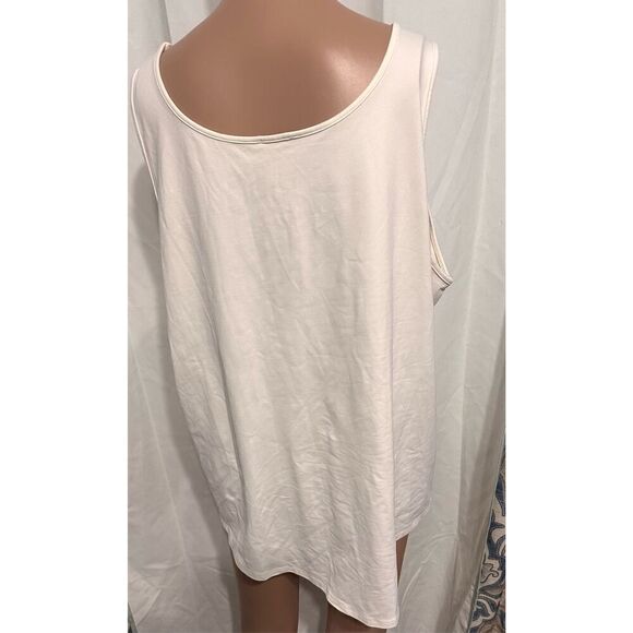 Chico's Sleveless Blouse PLUS SIZE 3 (large) EUC OFF WHITE CREAM COLORED - Picture 3 of 5
